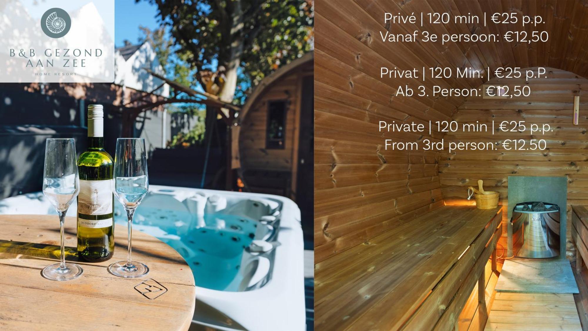 Strand Thema Vakantiewoning Bij B&B Gezond Aan Zee - Toegang Wellnesstuin Meerprijs Ouddorp Εξωτερικό φωτογραφία